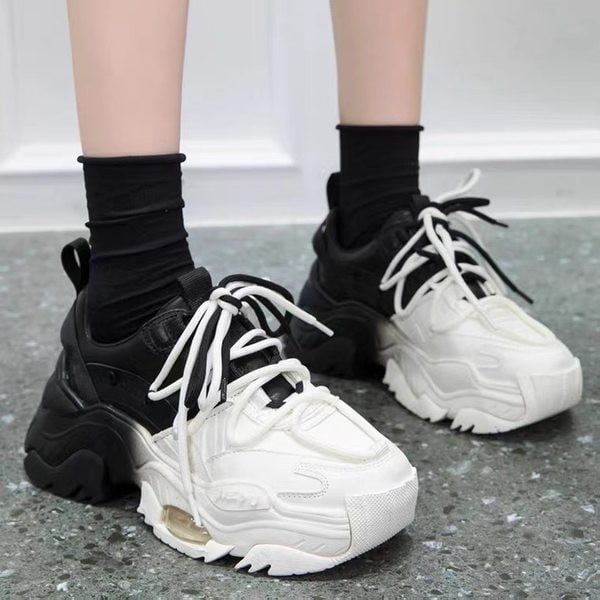 Casual ženske tenisice od eko kože sa debelim đonom