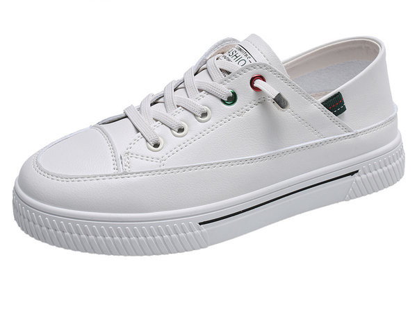 Ženske tenisice s vezicama u bijeloj i crnoj boji