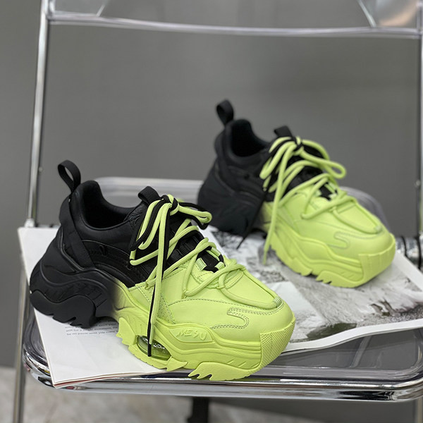 Tenisi eleganti de dama bicolor din piele ecologica