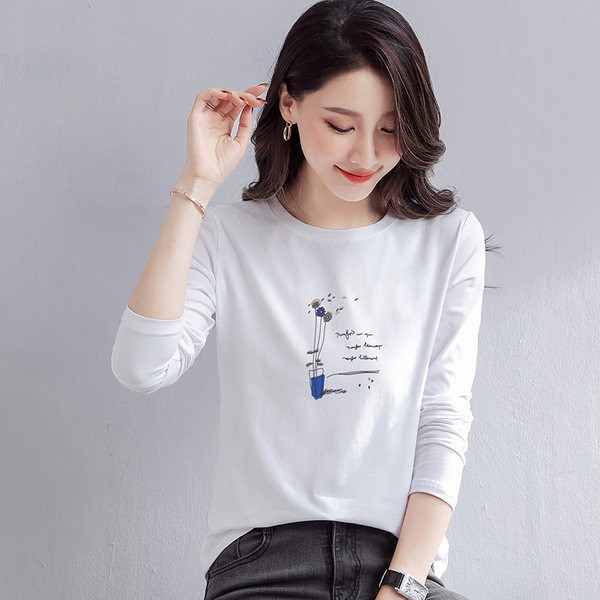 Ženska ležerna bluza s printom u boji