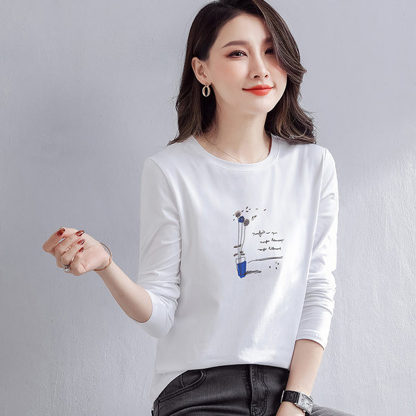 Ženska ležerna bluza s printom u boji