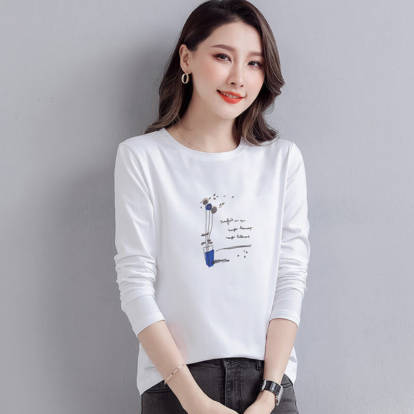 Ženska ležerna bluza s printom u boji