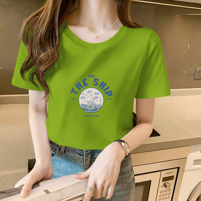 Γυναικείο μπλουζάκι με οβάλ ή spitz λαιμόκοψη - διαφορετικά prints