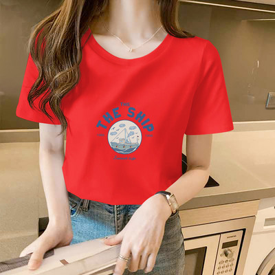 Γυναικείο μπλουζάκι με οβάλ ή spitz λαιμόκοψη - διαφορετικά prints