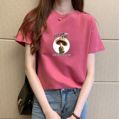 Γυναικείο μπλουζάκι με οβάλ ή spitz λαιμόκοψη - διαφορετικά prints