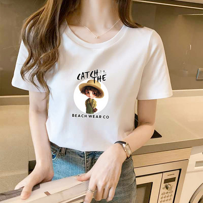 Γυναικείο μπλουζάκι με οβάλ ή spitz λαιμόκοψη - διαφορετικά prints