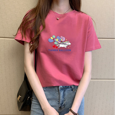 Γυναικείο μπλουζάκι με οβάλ ή spitz λαιμόκοψη - διαφορετικά prints