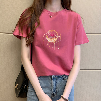 Γυναικείο μπλουζάκι με οβάλ ή spitz λαιμόκοψη - διαφορετικά prints