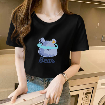 Γυναικείο μπλουζάκι με οβάλ ή spitz λαιμόκοψη - διαφορετικά prints