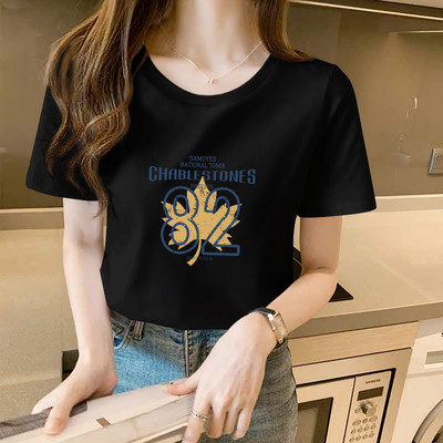 Γυναικείο μπλουζάκι με οβάλ ή spitz λαιμόκοψη - διαφορετικά prints