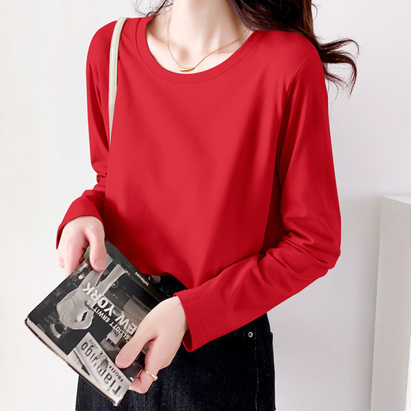 Bluză casual largă, cu decolteu oval și mâneci lungi