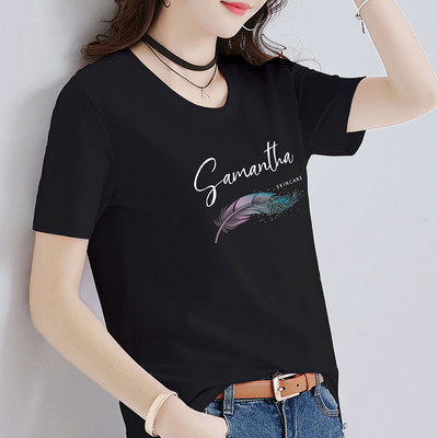 Casual φαρδύ μπλουζάκι με έγχρωμη στάμπα - πολλά μοντέλα