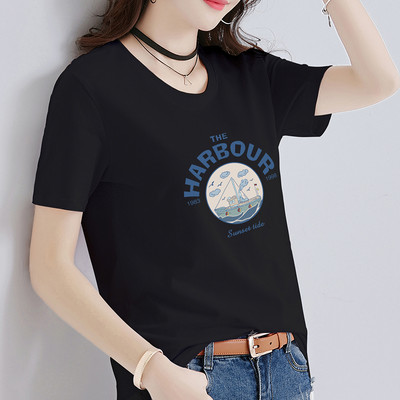 Casual φαρδύ μπλουζάκι με έγχρωμη στάμπα - πολλά μοντέλα