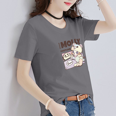 Casual φαρδύ μπλουζάκι με έγχρωμη στάμπα - πολλά μοντέλα