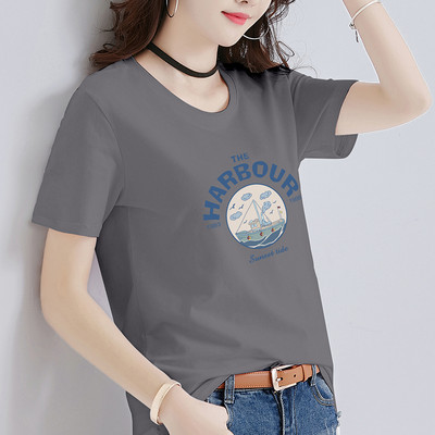 Casual φαρδύ μπλουζάκι με έγχρωμη στάμπα - πολλά μοντέλα