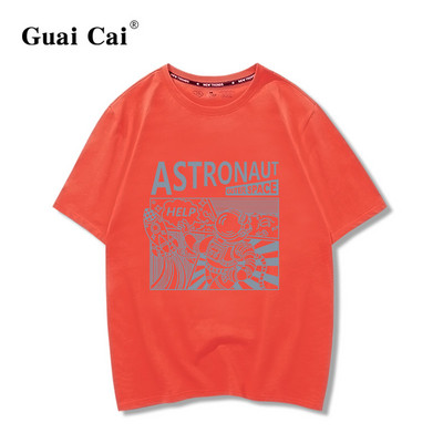 Φαρδύ καλοκαιρινό μπλουζάκι με έγχρωμη στάμπα