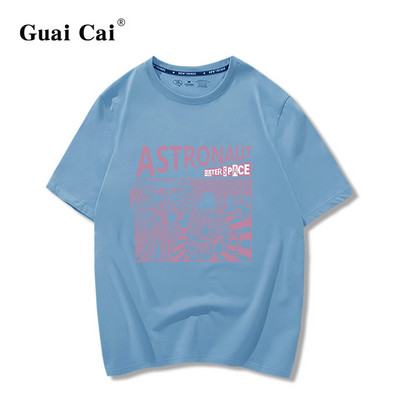 Φαρδύ καλοκαιρινό μπλουζάκι με έγχρωμη στάμπα