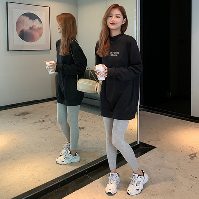 Φθινοπωρινή-χειμερινή μπλούζα με στάμπα για γυναίκες