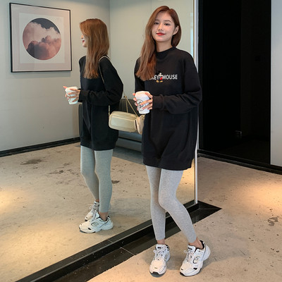 Φθινοπωρινή-χειμερινή μπλούζα με στάμπα για γυναίκες