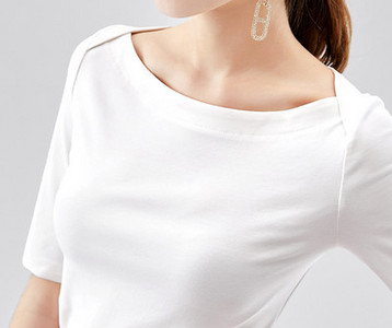 Casual γυναικεία μπλούζα με μανίκια 3/4