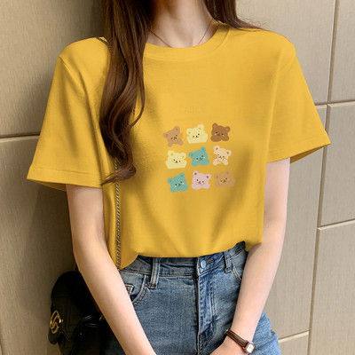 Γυναικείο μπλουζάκι με στάμπα - δύο μοντέλα