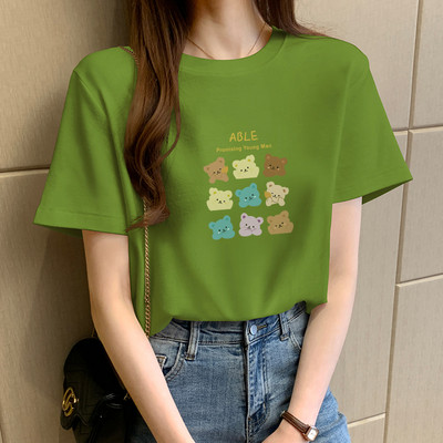 Γυναικείο μπλουζάκι με στάμπα - δύο μοντέλα