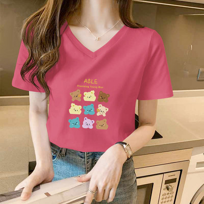 Γυναικείο μπλουζάκι με στάμπα - δύο μοντέλα