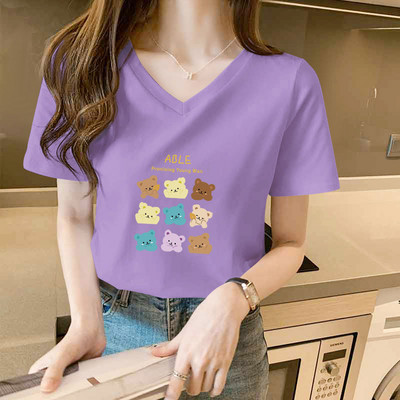 Γυναικείο μπλουζάκι με στάμπα - δύο μοντέλα