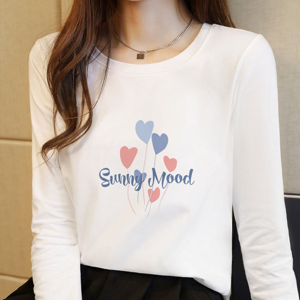 Bluză casual de damă cu decolteu oval și imprimeu