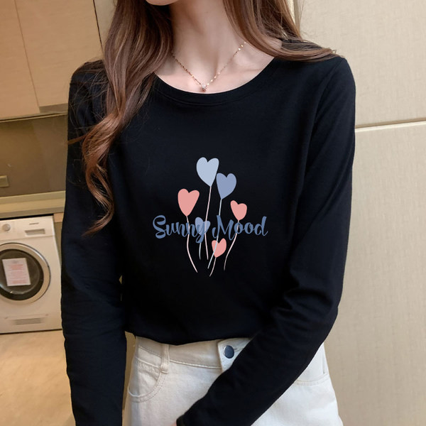 Bluză casual de damă cu decolteu oval și imprimeu