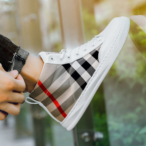 Ανδρικά μποτάκια casual από οικολογικό δέρμα και ύφασμα