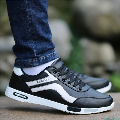 Sporty-casual ανδρικά αθλητικά παπούτσια ελαφριά και άνετα με επίπεδη σόλα