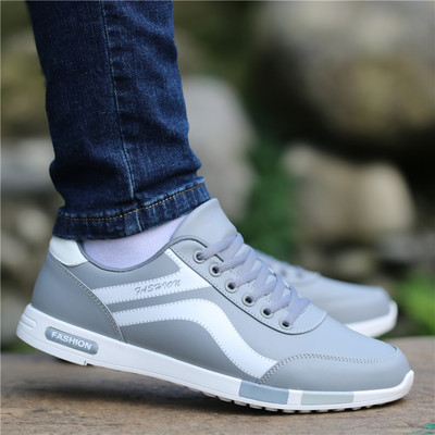 Sporty-casual ανδρικά αθλητικά παπούτσια ελαφριά και άνετα με επίπεδη σόλα