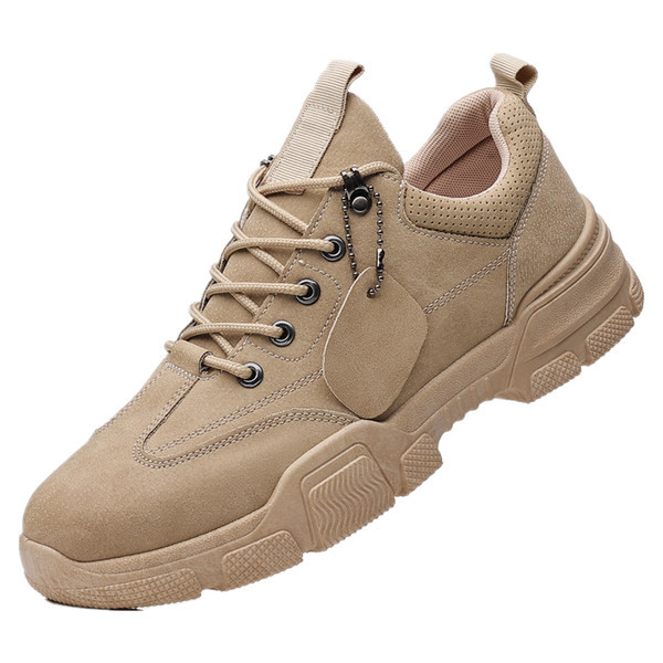 Ανδρικές μπότες φθινοπώρου-χειμερινές  από ανεστραμμένο δέρμα με χοντρή σόλα