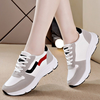 Hongxingerke broken code special leather sports casual shoes women\'s flat-bottomed wild running 2021 new autumn white shoes