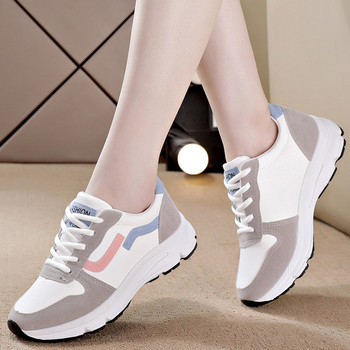 Hongxingerke broken code special leather sports casual shoes women\'s flat-bottomed wild running 2021 new autumn white shoes