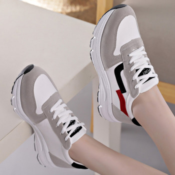 Hongxingerke broken code special leather sports casual shoes women\'s flat-bottomed wild running 2021 new autumn white shoes