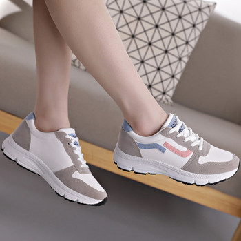 Hongxingerke broken code special leather sports casual shoes women\'s flat-bottomed wild running 2021 new autumn white shoes