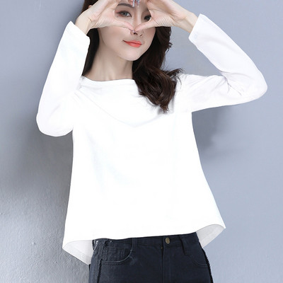 Γυναικεία φαρδιά μπλούζα με μακριά μανίκια - δύο μοντέλα