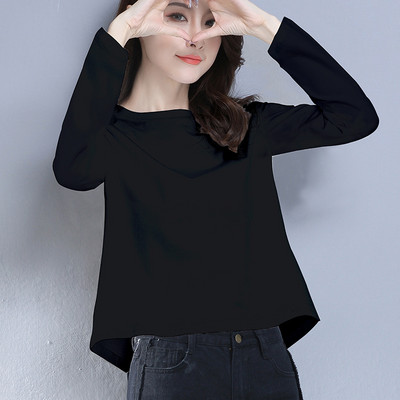 Κοντό casual μπλουζάκι με έγχρωμη στάμπα