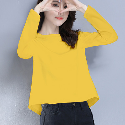 Κοντό casual μπλουζάκι με έγχρωμη στάμπα