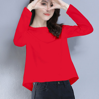 Κοντό casual μπλουζάκι με έγχρωμη στάμπα