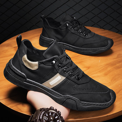 Φθινοπωρινά ανδρικά αθλητικά παπούτσια από έκο δέρμα ή ύφασμα - πολλά μοντέλα