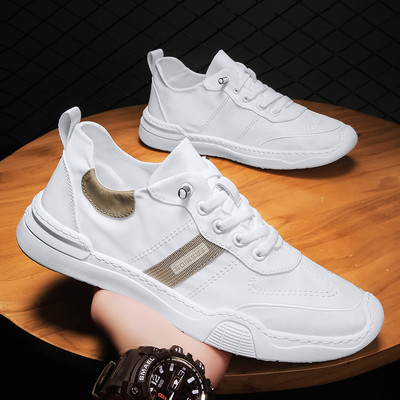 Φθινοπωρινά ανδρικά αθλητικά παπούτσια από έκο δέρμα ή ύφασμα - πολλά μοντέλα