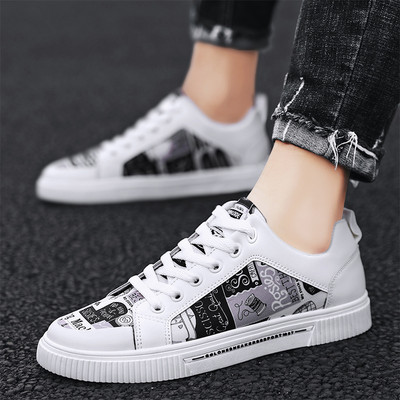 Adidași sport și casual pentru bărbați și femei, cu aplicație din piele ecologică