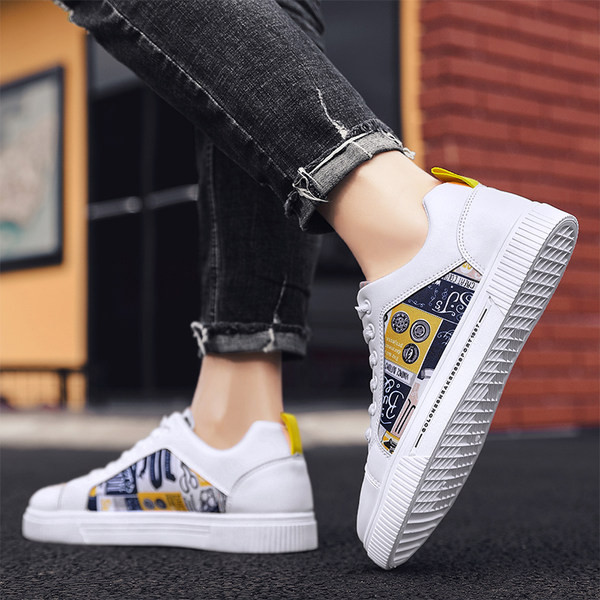 Adidași sport și casual pentru bărbați și femei, cu aplicație din piele ecologică