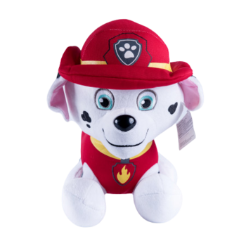 Куче Маршал , Paw Patrol, Плюшено, Бял, 18х20 см.