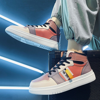 Φθινοπωρινά sneakers από οικολογικό δέρμα για άνδρες