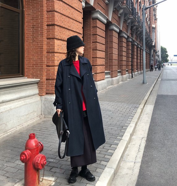 Ženski dugi kaput u četiri boje