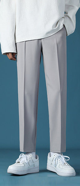 Jesenske muške hlače ravni model dužine 9/10